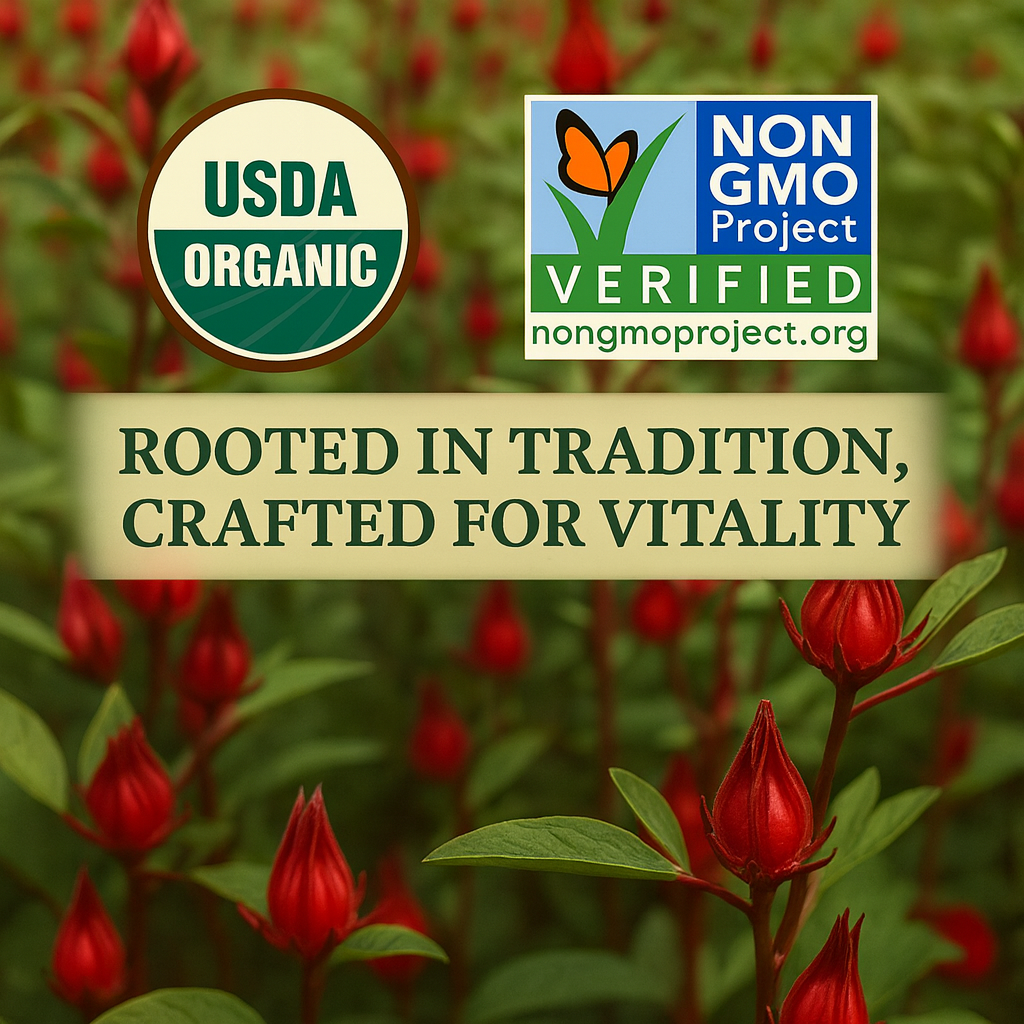 For Vitality® Organic Hibiscus Tea Bags (100 Count | 8 oz | 226g)