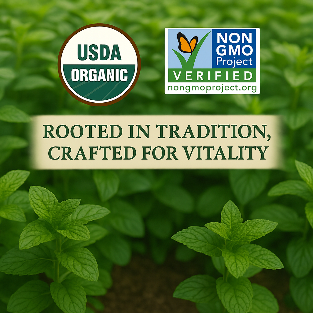 For Vitality® Organic Spearmint Tea Bags (100 Count | 8 oz | 226g)