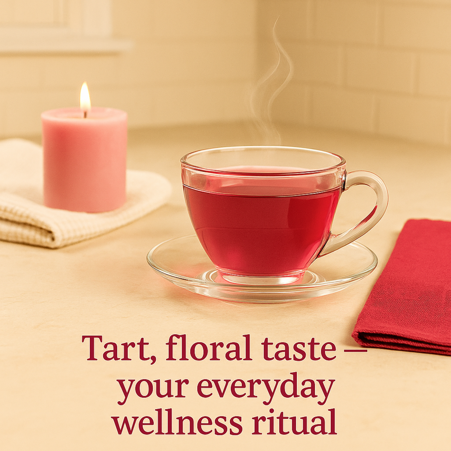 For Vitality® Organic Hibiscus Tea Bags (100 Count | 8 oz | 226g)