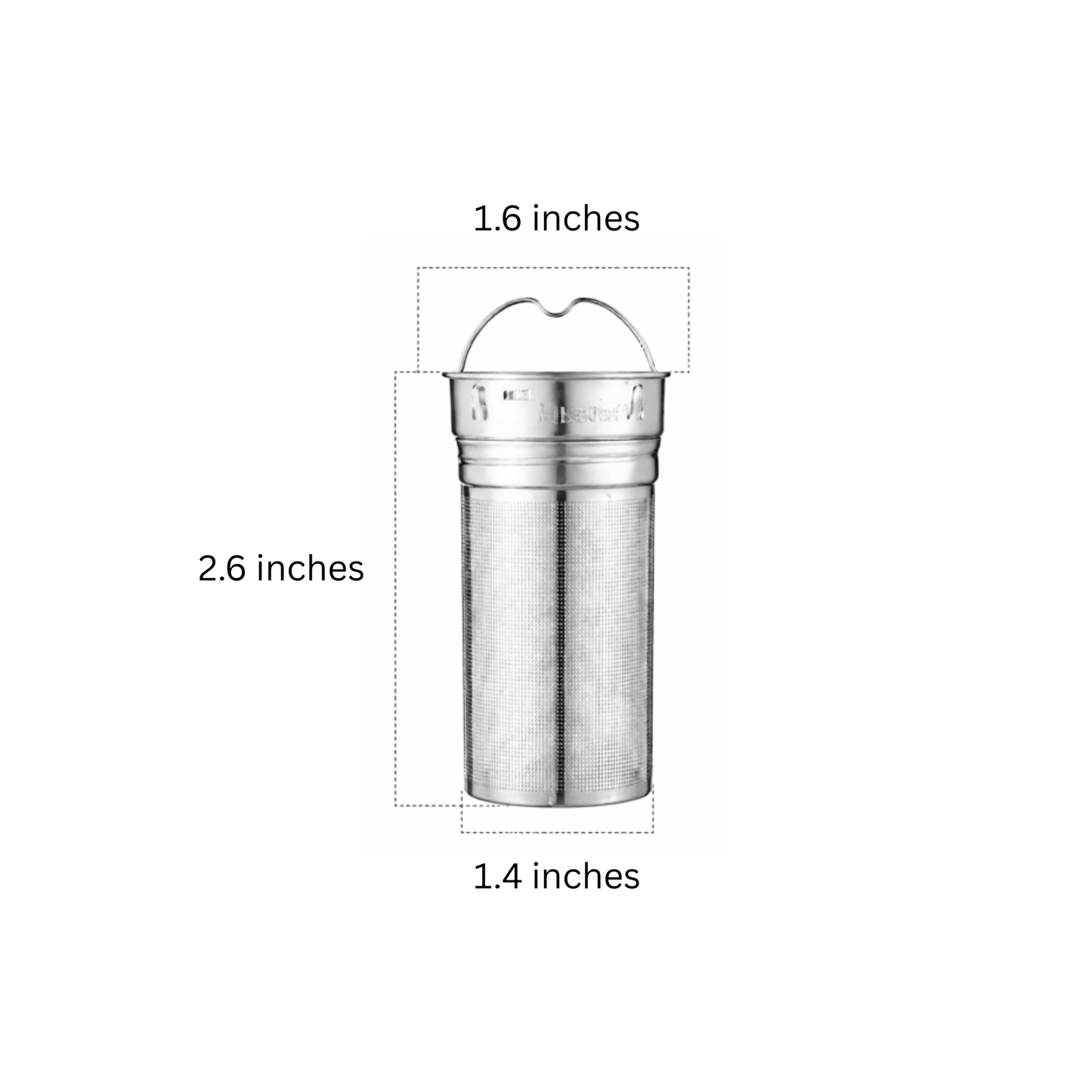 Pack of 2 Tea Infusers/ Strainers for Loose Leaf Tea and Herbal Infusions, 304 Stainless Steel