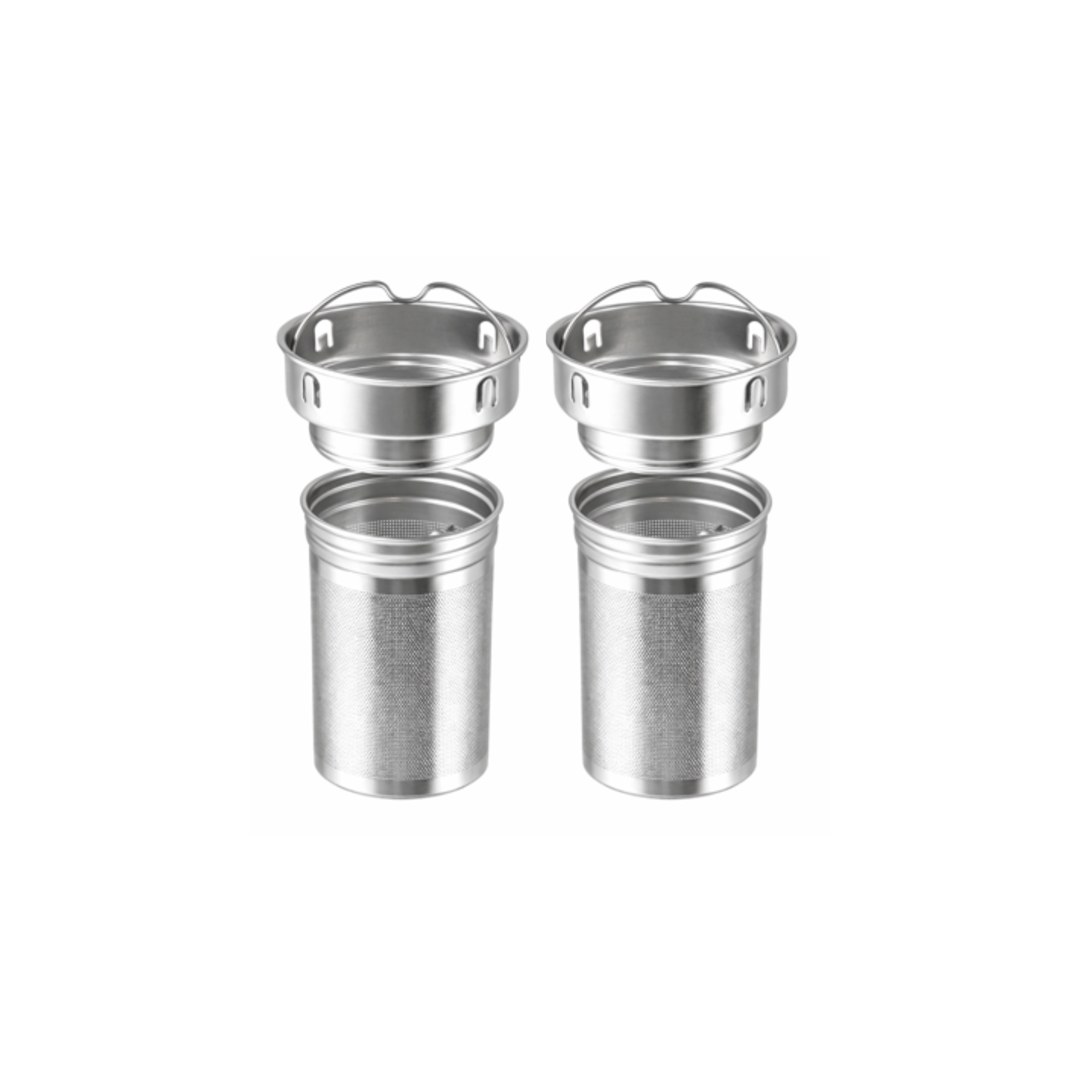 Pack of 2 Tea Infusers/ Strainers for Loose Leaf Tea and Herbal Infusions, 304 Stainless Steel