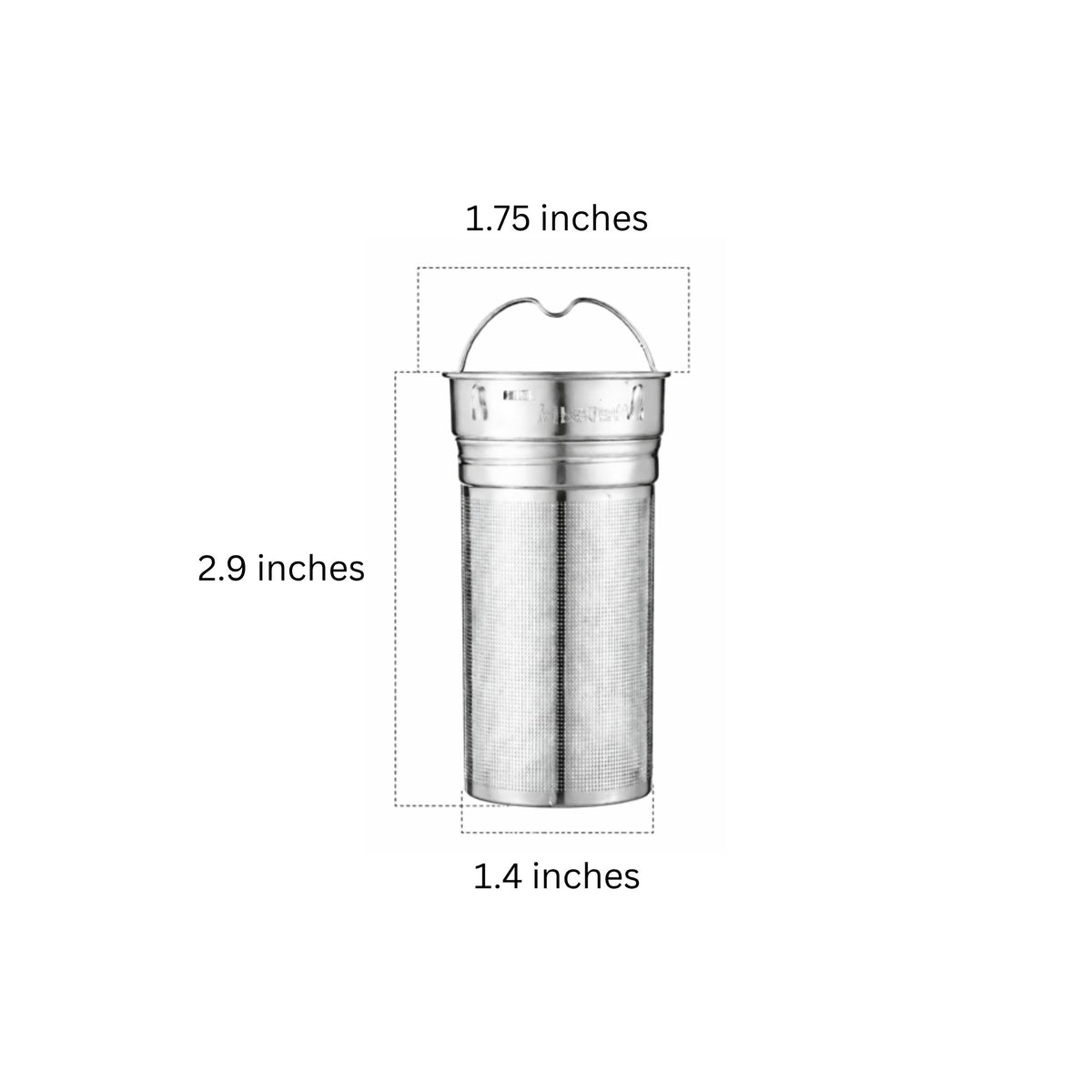 Pack of 6 Tea Infusers/ Strainers for Loose Leaf Tea and Herbal Infusions, 304 Stainless Steel