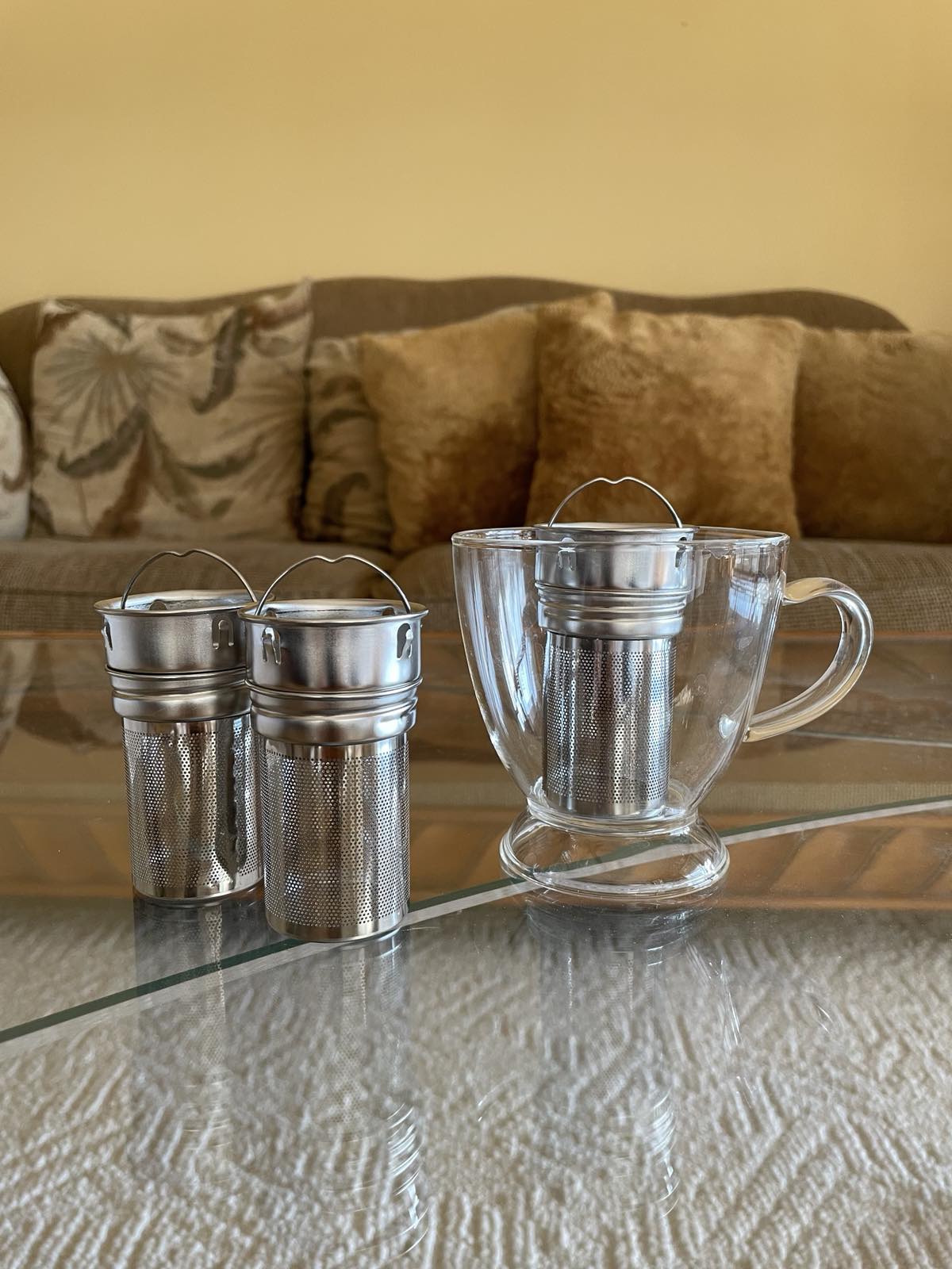 Pack of 2 Tea Infusers/ Strainers for Loose Leaf Tea and Herbal Infusions, 304 Stainless Steel